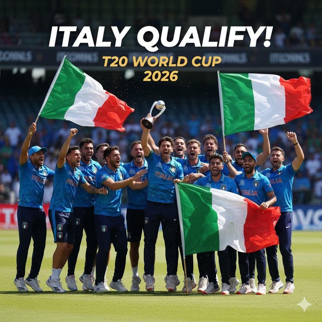 Italy Qualify for T20 Cricket World cup 2026