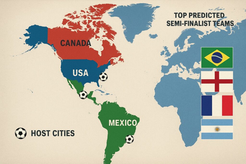 Top Predicted Teams for Semi Final for FIFA World cup 2026