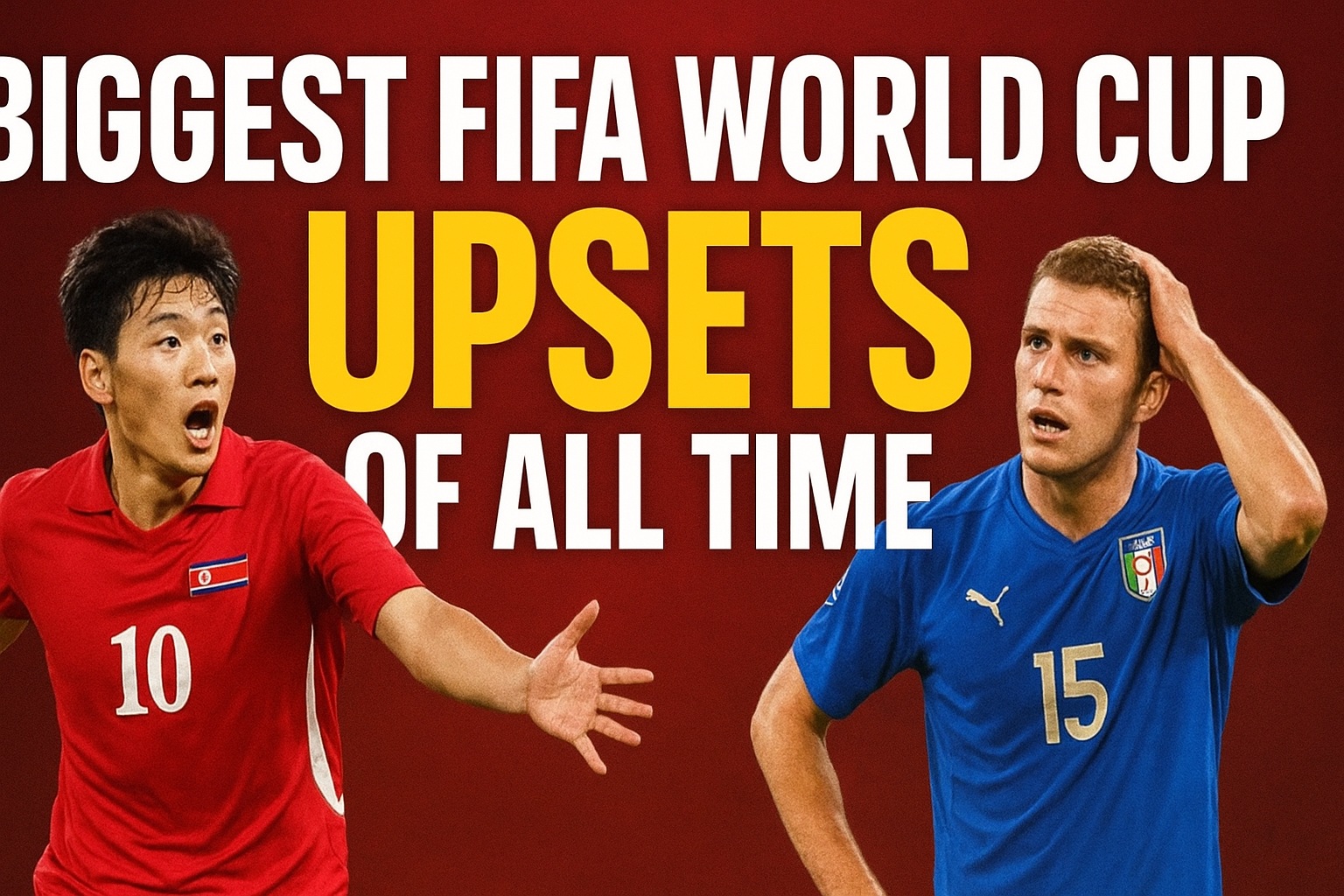 Biggest FIFA World Cup Upsets of all time
